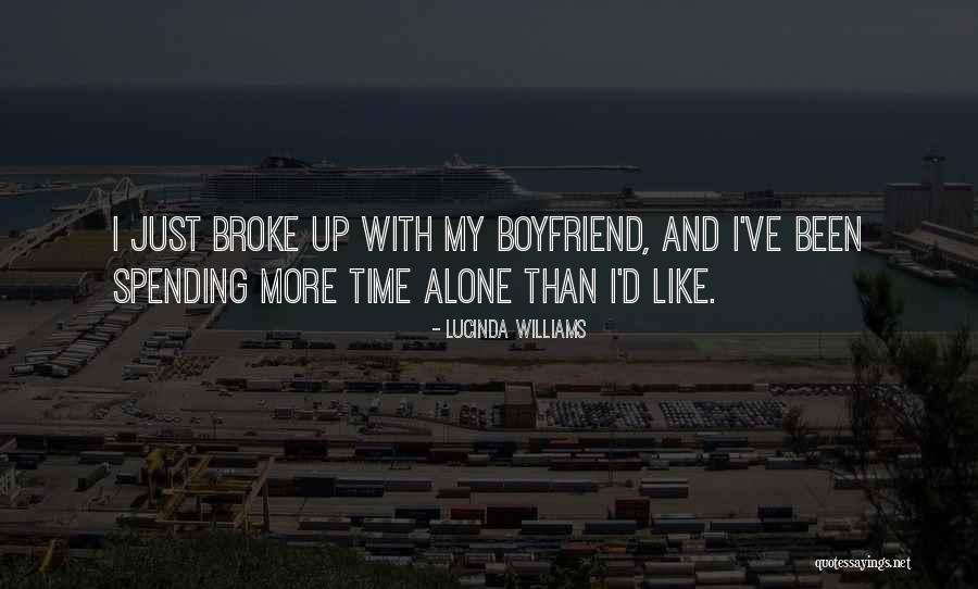 Spending Time Alone Quotes By Lucinda Williams Spending Time Alone Quotes By Lucinda Williams