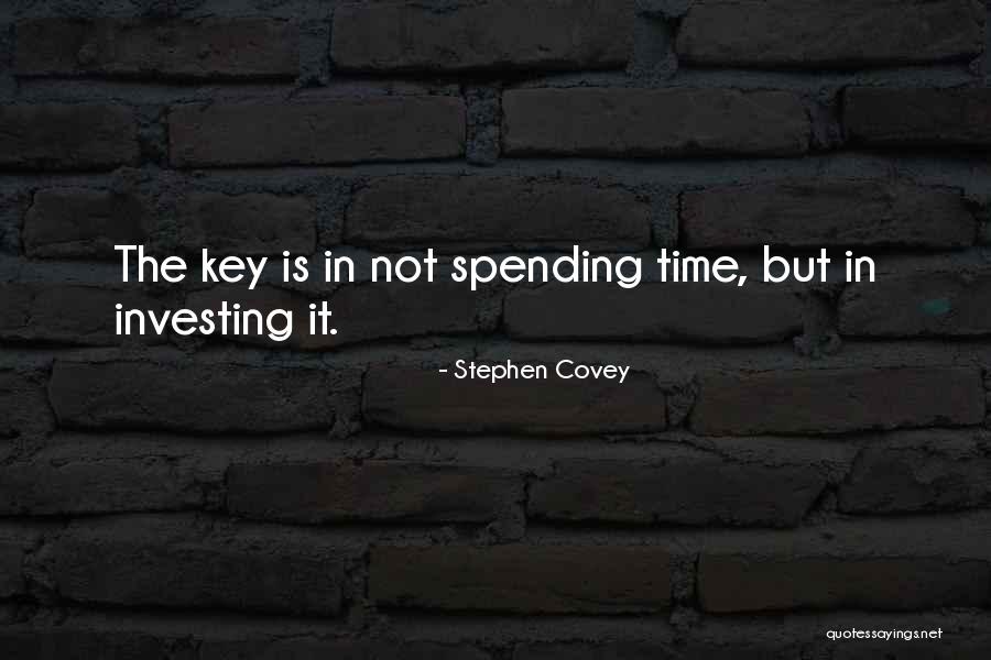 Spending Time By Yourself Quotes By Stephen Covey