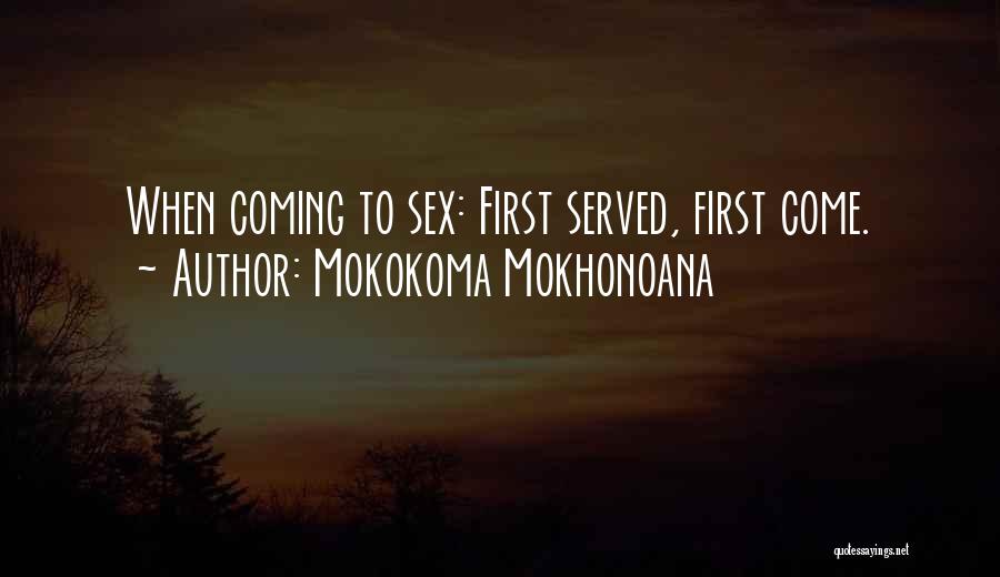 Sperms Quotes By Mokokoma Mokhonoana