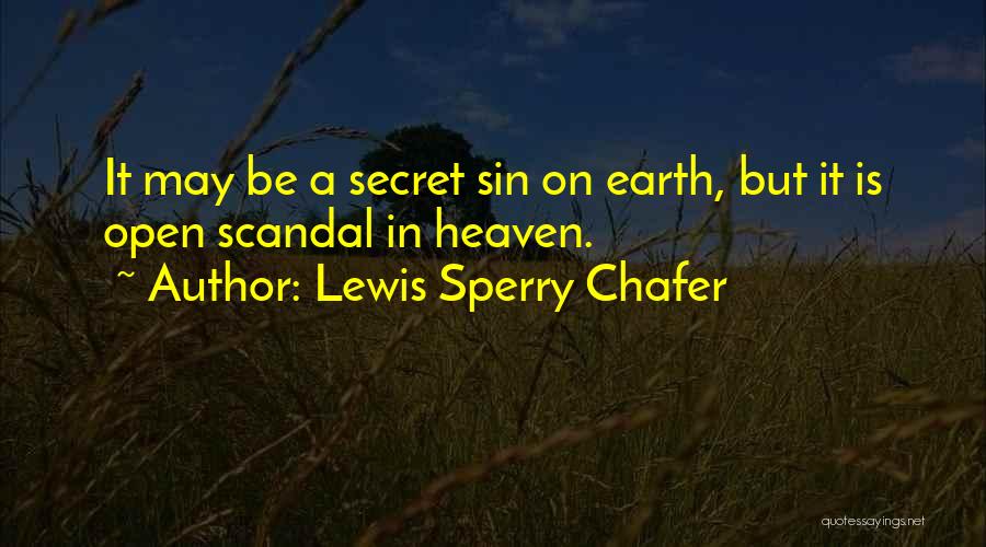 Sperry Quotes By Lewis Sperry Chafer