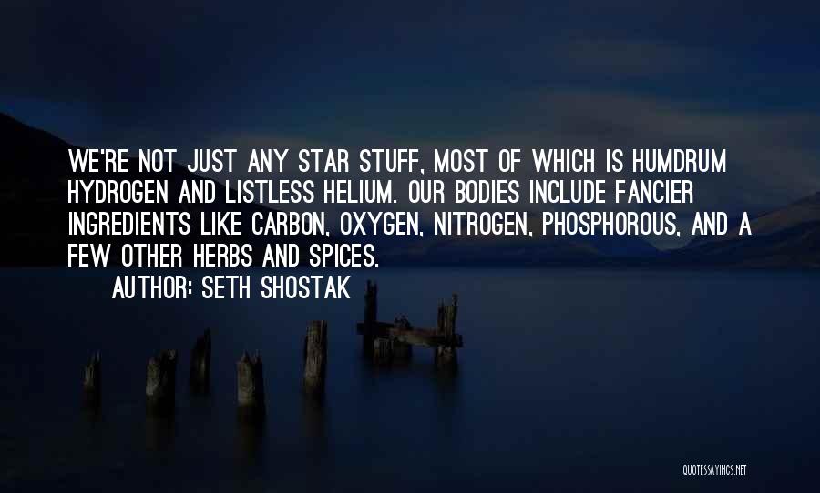 Spices And Herbs Quotes By Seth Shostak