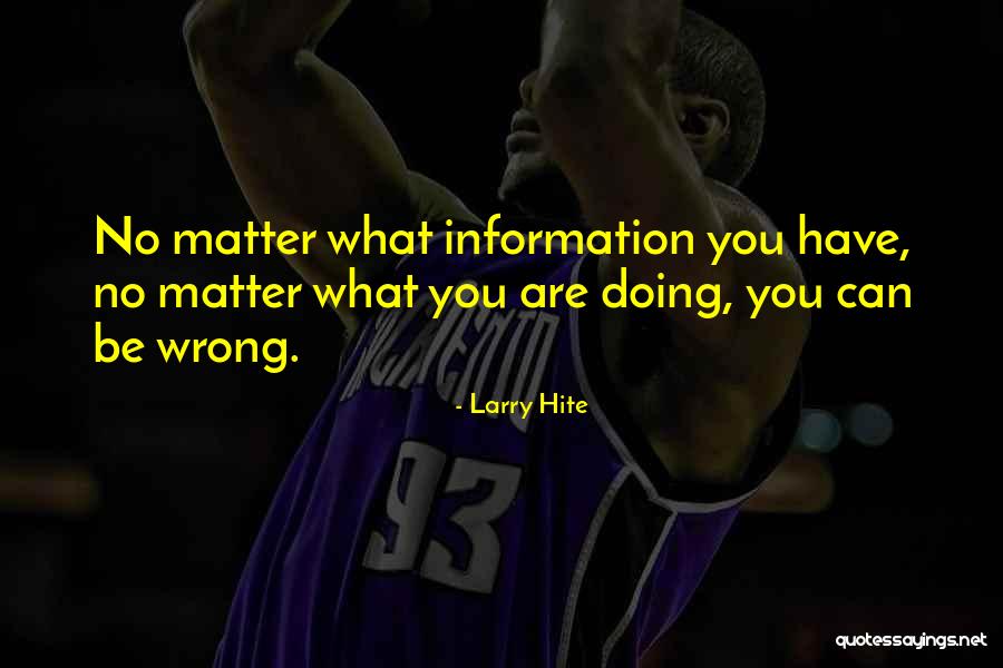 Spicuzza Paintings Quotes By Larry Hite