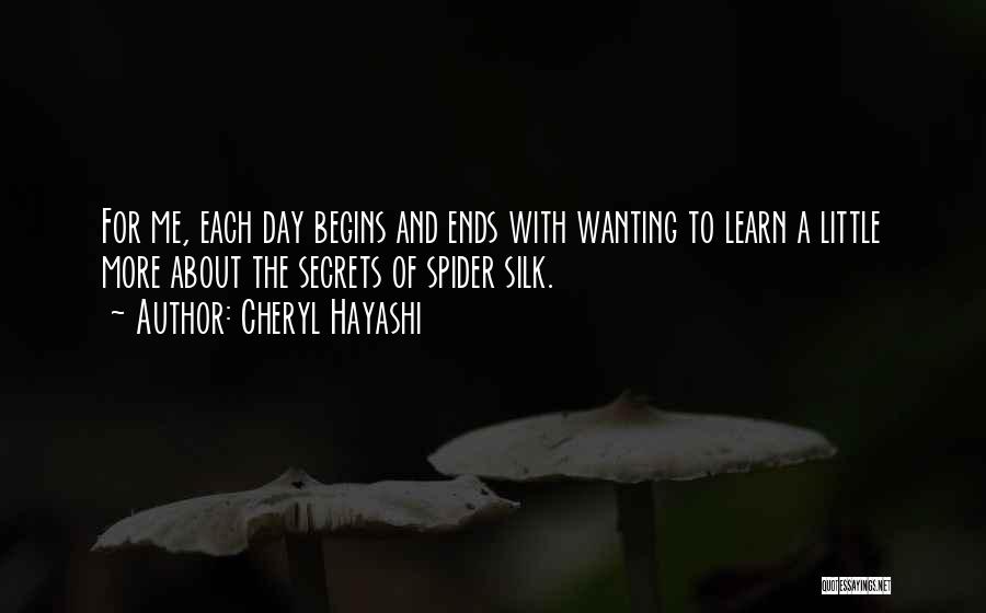 Spider Silk Quotes By Cheryl Hayashi