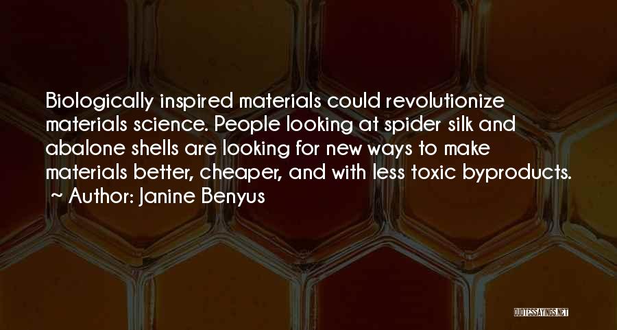 Spider Silk Quotes By Janine Benyus