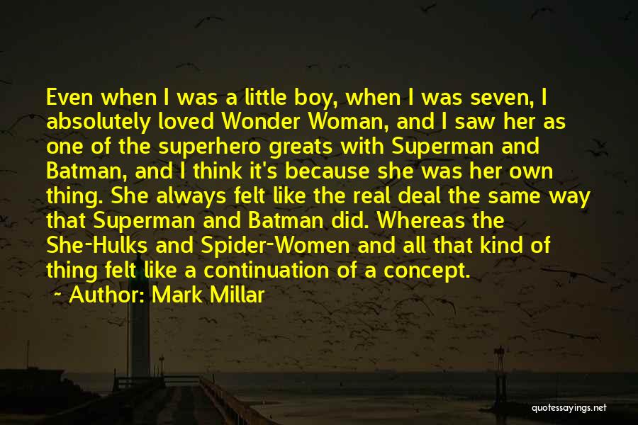 Spider Woman Quotes By Mark Millar