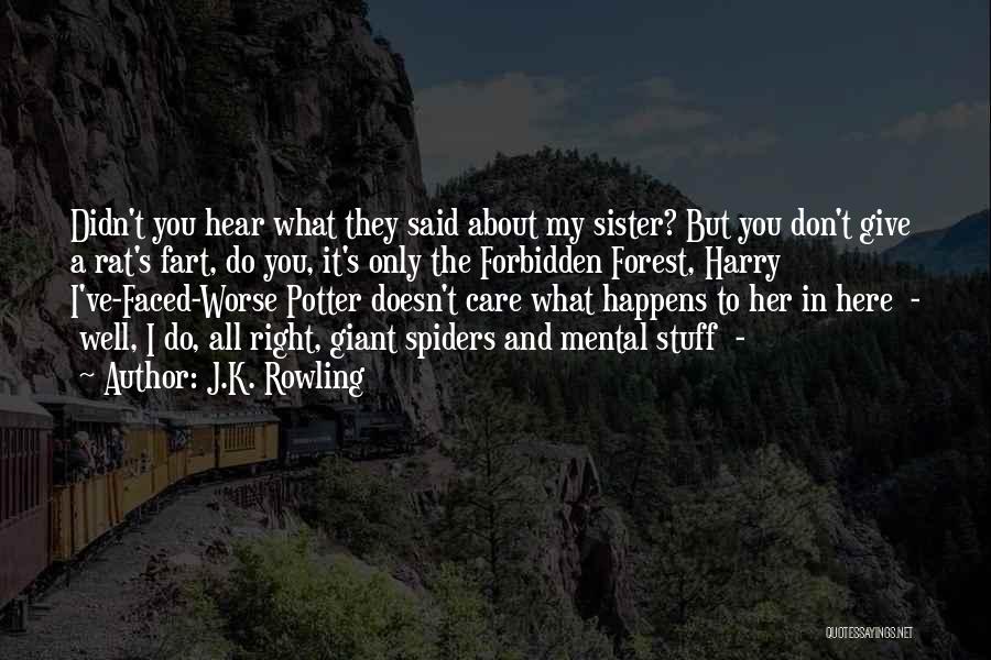 Spiders Harry Potter Quotes By J.K. Rowling