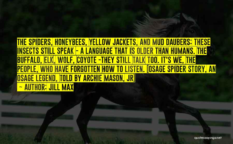 Spiders Quotes By Jill Max