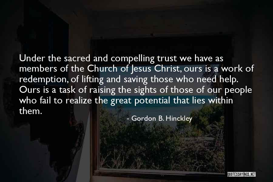 Spigot Replacement Quotes By Gordon B. Hinckley Spigot Replacement Quotes By Gordon B. Hinckley
