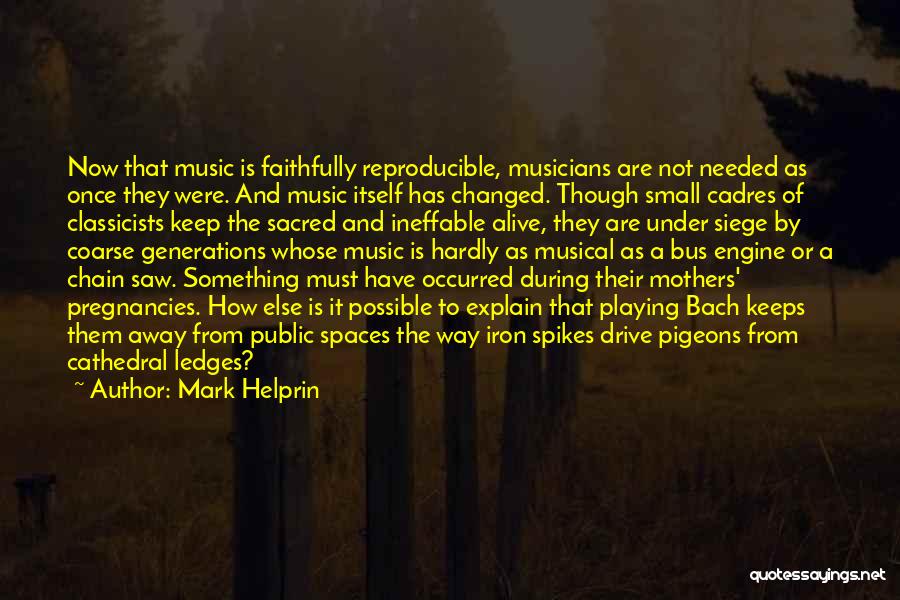 Spikes Quotes By Mark Helprin