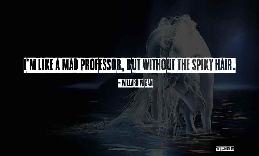 Spiky Hair Quotes By Willard Wigan