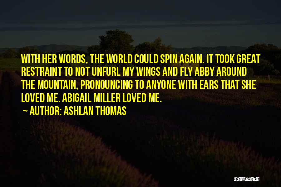 Spin Around Quotes By Ashlan Thomas