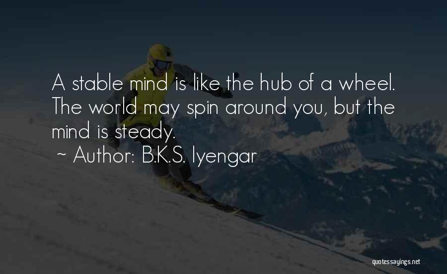 Spin Around Quotes By B.K.S. Iyengar