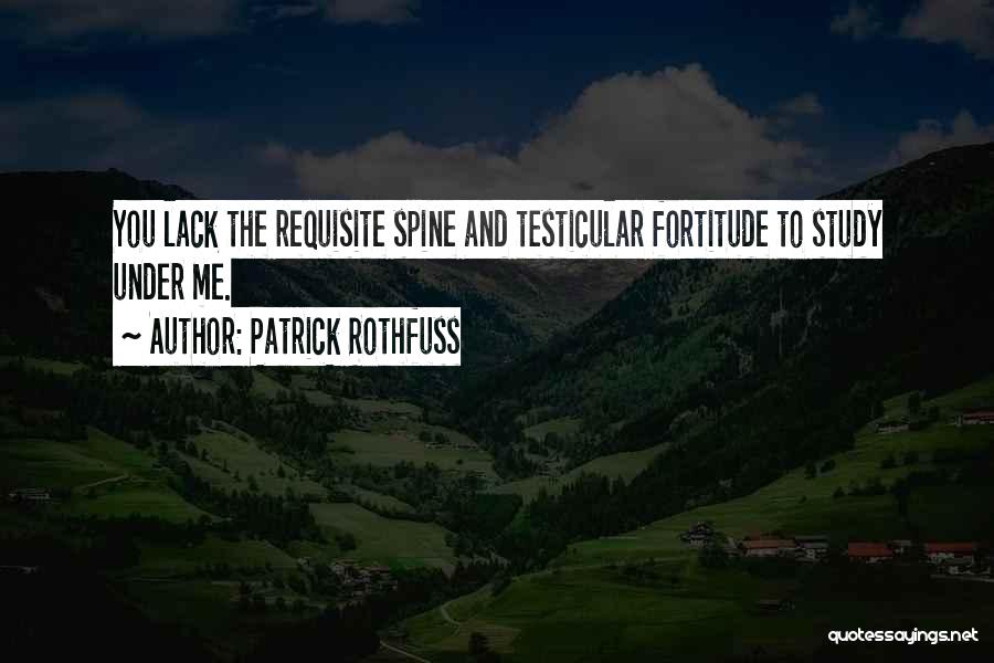 Spine Quotes By Patrick Rothfuss