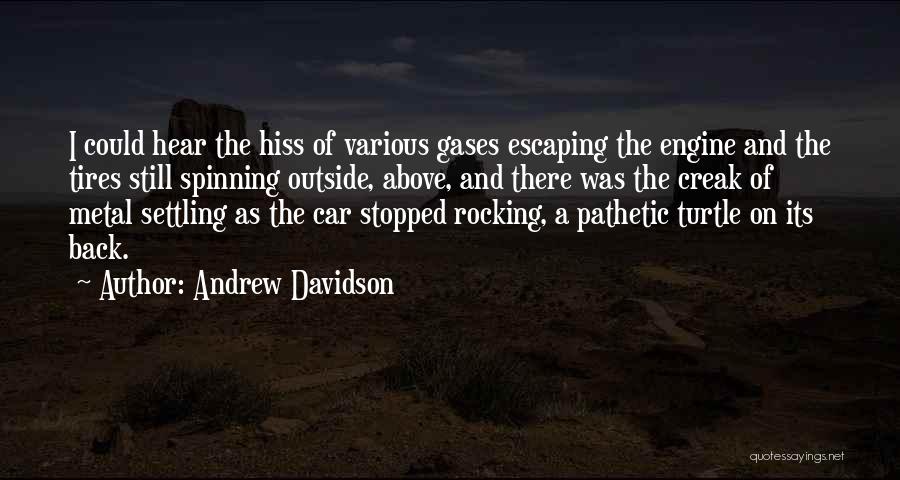 Spinning Tires Quotes By Andrew Davidson