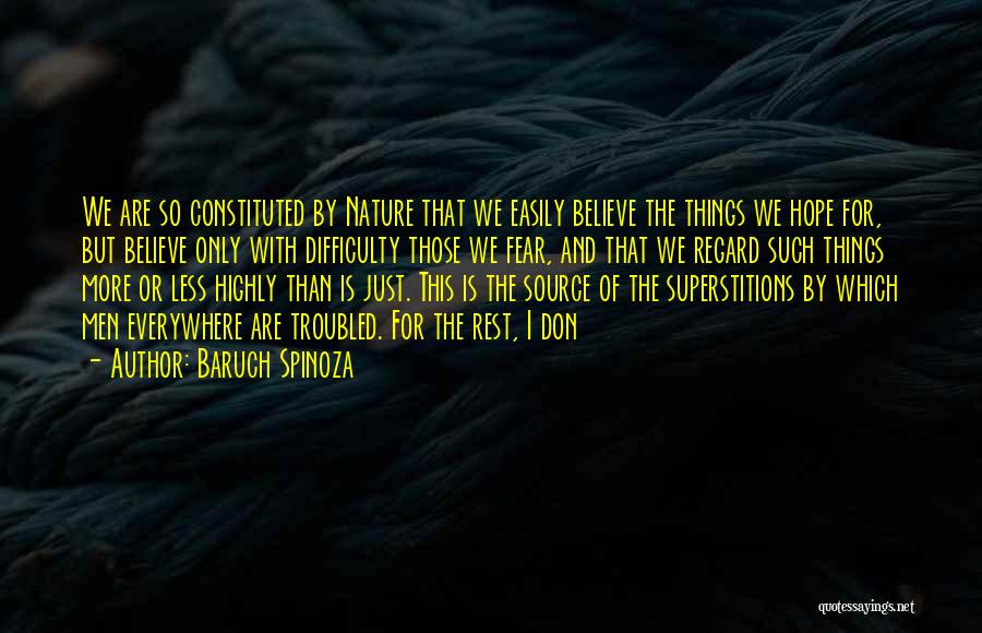 Spinoza Baruch Quotes By Baruch Spinoza