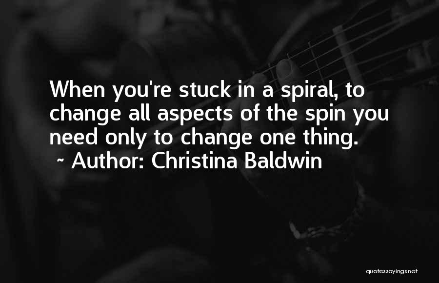 Spiral Quotes By Christina Baldwin