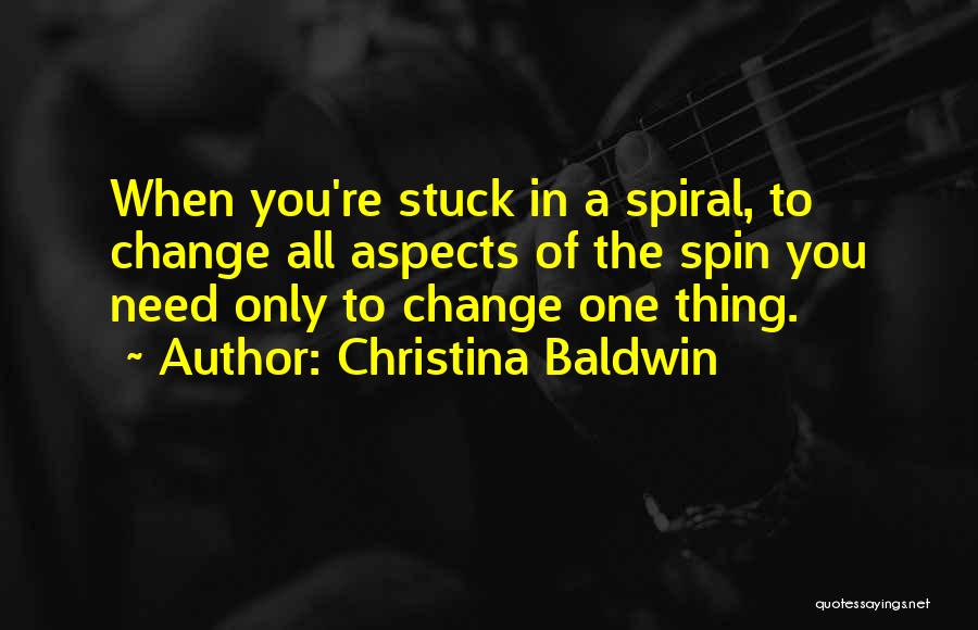 Spirals Quotes By Christina Baldwin