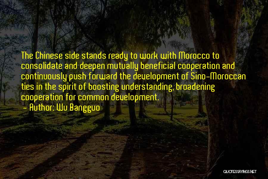 Spirit Boosting Quotes By Wu Bangguo