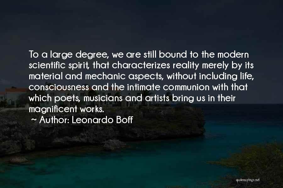 Spirit Bound Quotes By Leonardo Boff