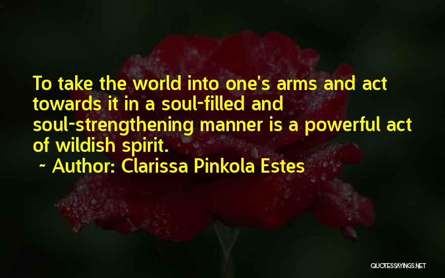 Spirit Filled Quotes By Clarissa Pinkola Estes