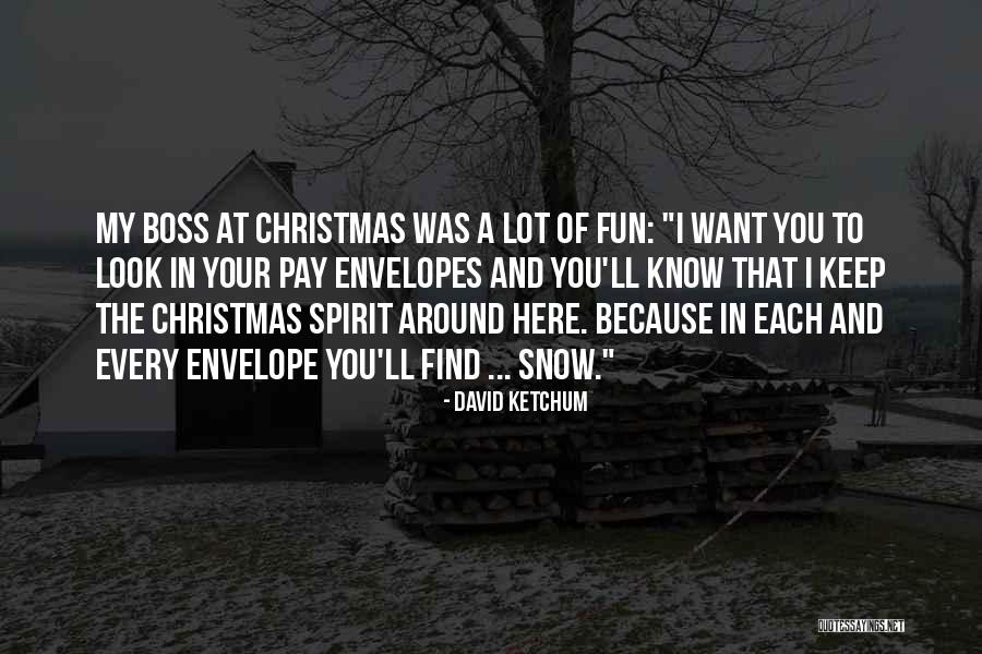 Spirit Of Christmas Quotes By David Ketchum