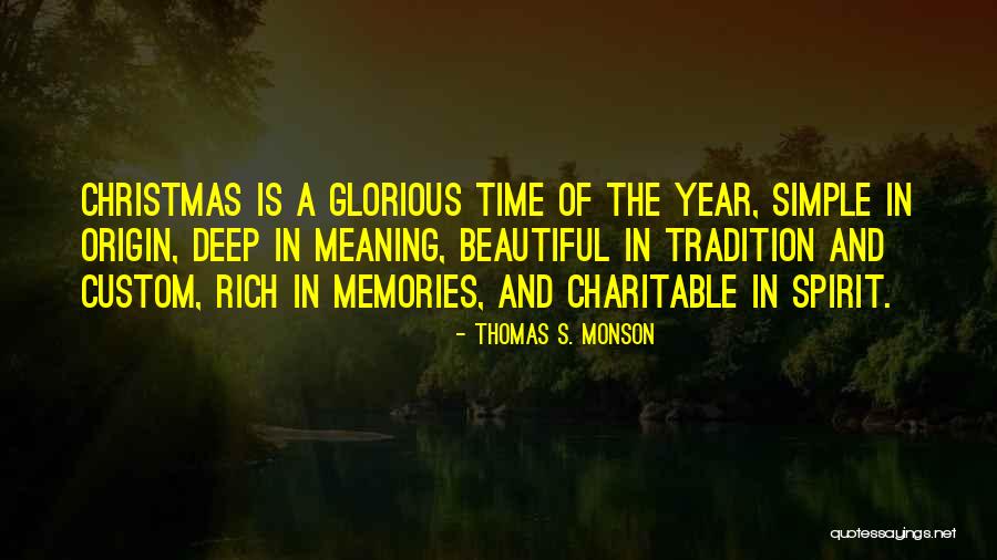 Spirit Of Christmas Quotes By Thomas S. Monson Spirit Of Christmas Quotes By Thomas S. Monson