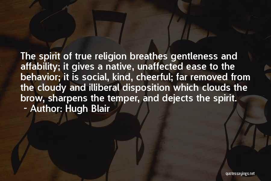 Spirit Of Giving Quotes By Hugh Blair