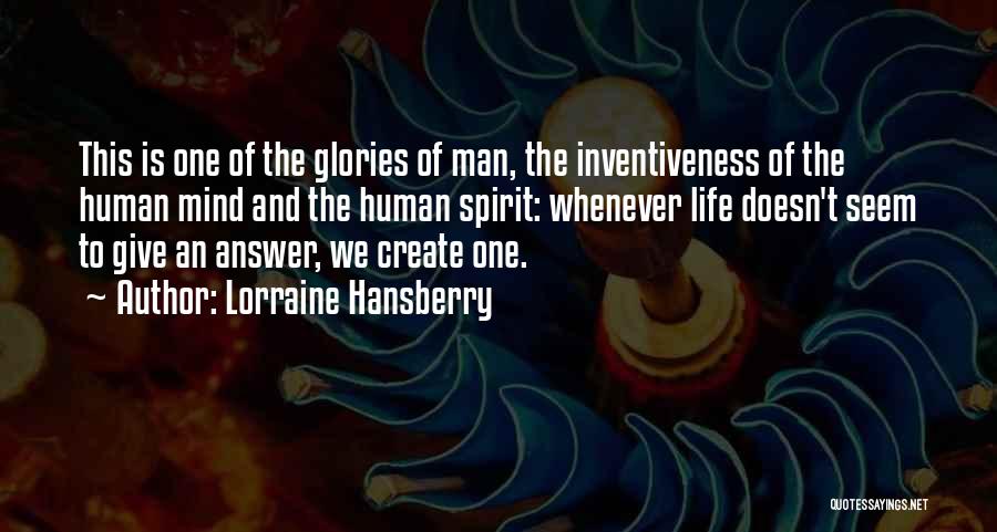 Spirit Of Giving Quotes By Lorraine Hansberry