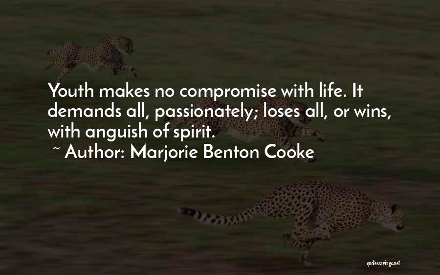 Spirit Of Winning Quotes By Marjorie Benton Cooke