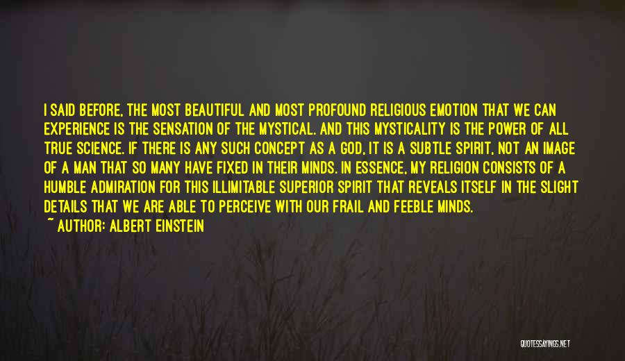 Spirit Science Einstein Quotes By Albert Einstein