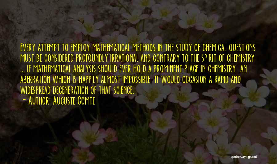 Spirit Science Quotes By Auguste Comte