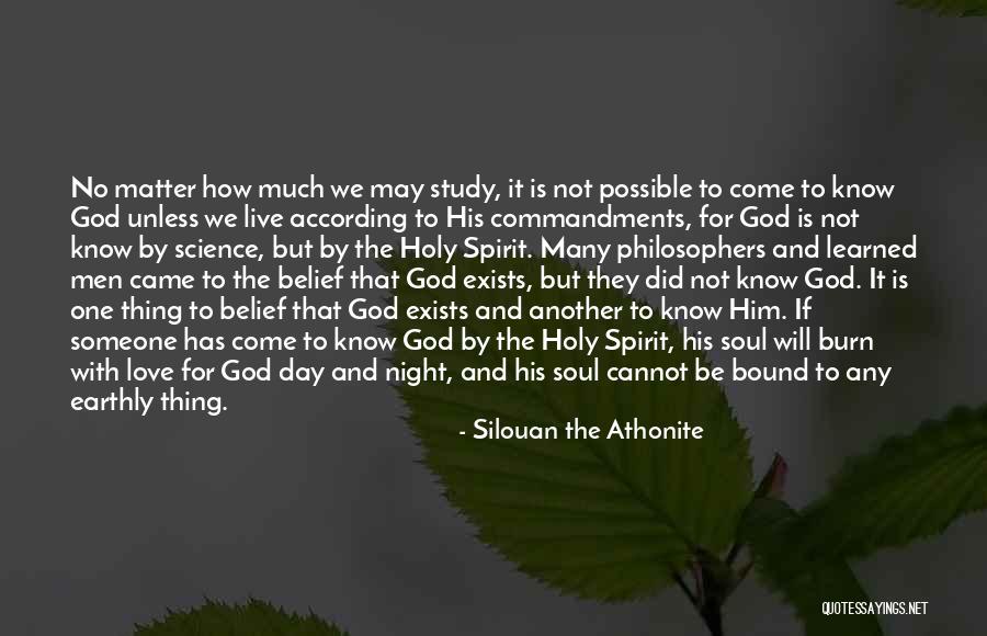 Spirit Science Quotes By Silouan The Athonite Spirit Science Quotes By Silouan The Athonite
