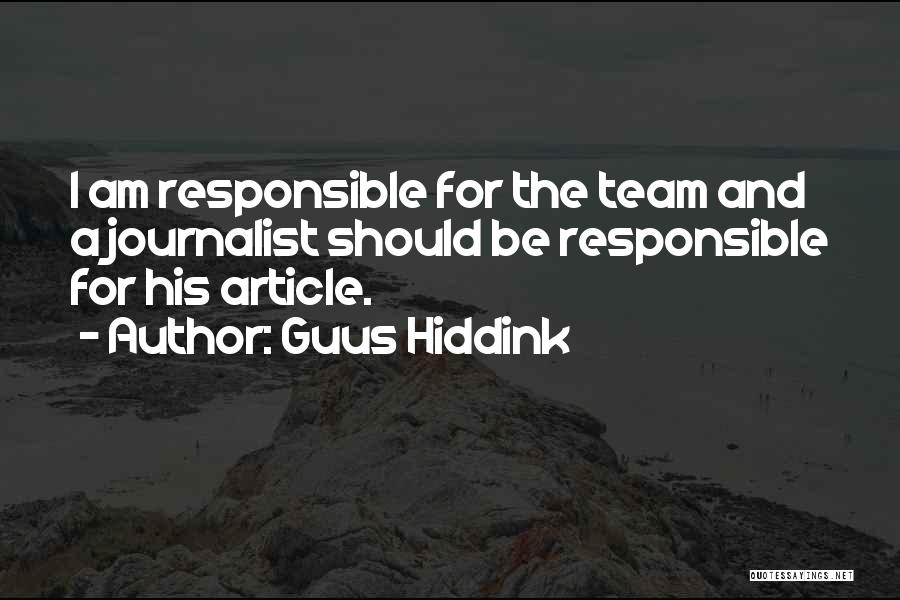 Spirit That Spat Coins Quotes By Guus Hiddink