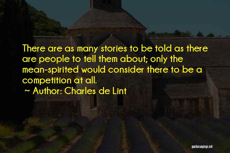 Spirited People Quotes By Charles De Lint