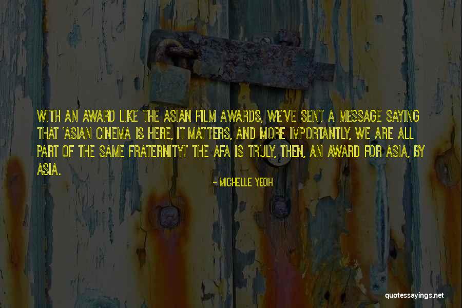 Spiriteurfilled Quotes By Michelle Yeoh Spiriteurfilled Quotes By Michelle Yeoh