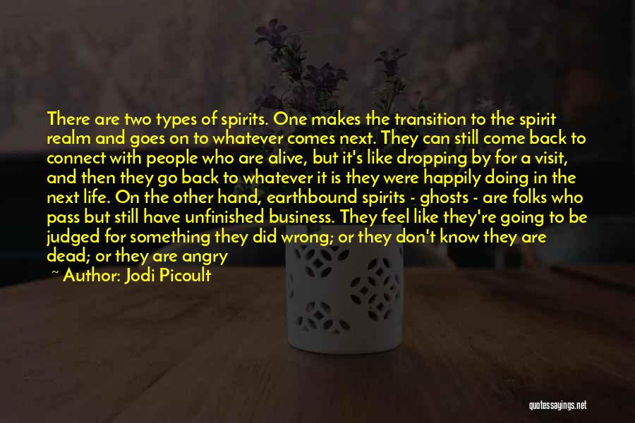 Spirits And Ghosts Quotes By Jodi Picoult