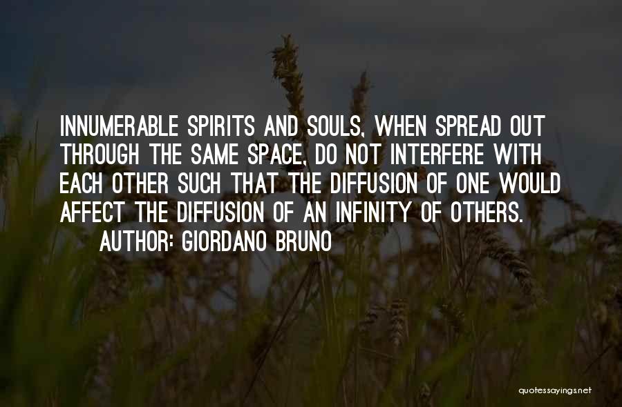 Spirits And Souls Quotes By Giordano Bruno