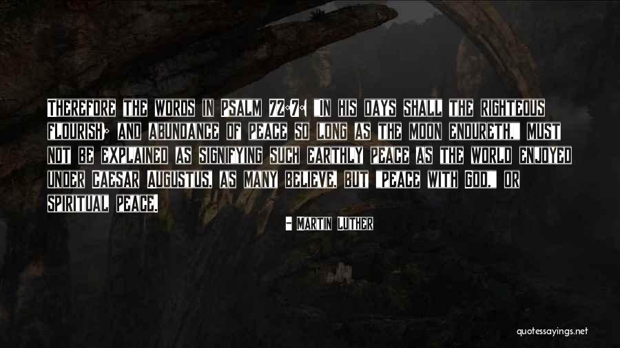 Spiritual Abundance Quotes By Martin Luther Spiritual Abundance Quotes By Martin Luther