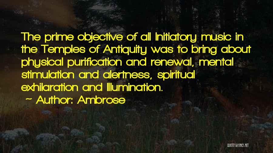 Spiritual And Physical Quotes By Ambrose