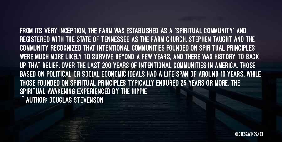 Spiritual Connection Quotes By Douglas Stevenson