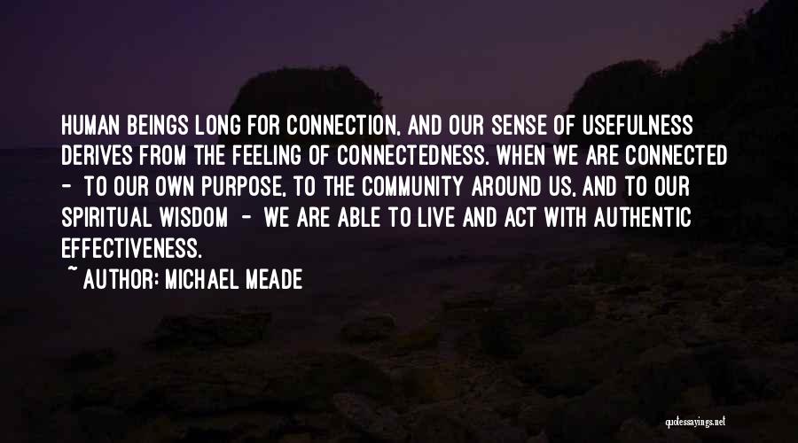 Spiritual Connection Quotes By Michael Meade