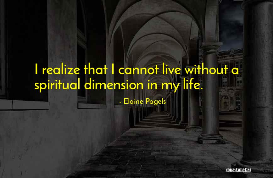 Spiritual Dimension Quotes By Elaine Pagels Spiritual Dimension Quotes By Elaine Pagels
