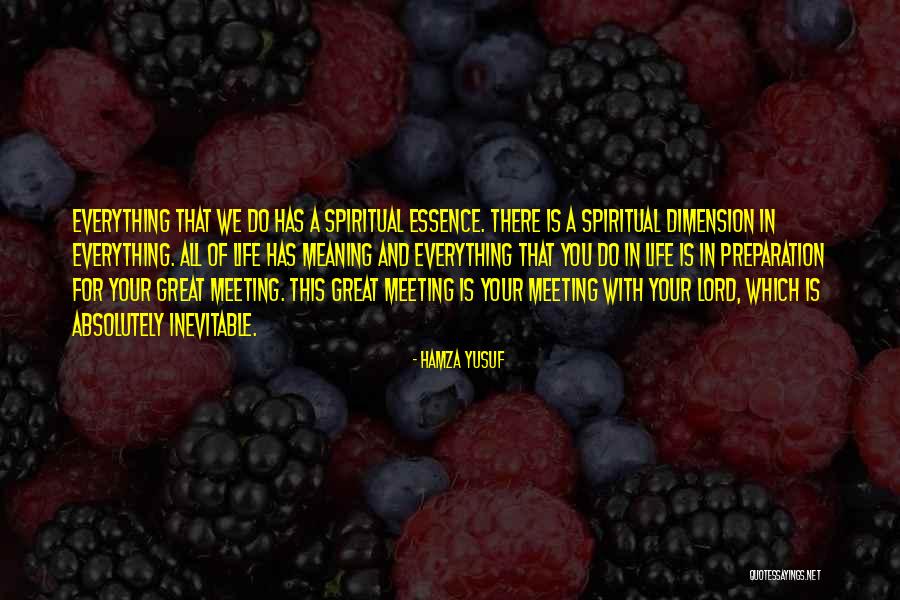 Spiritual Dimension Quotes By Hamza Yusuf Spiritual Dimension Quotes By Hamza Yusuf