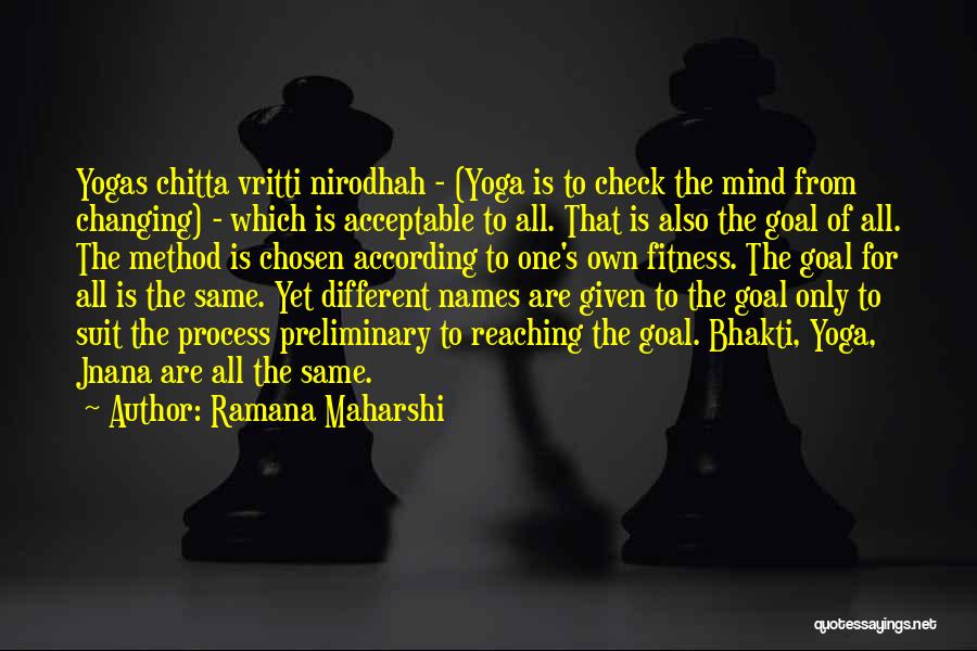 Spiritual Fitness Quotes By Ramana Maharshi