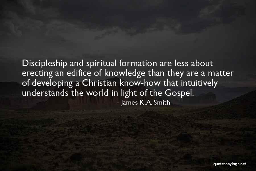 Spiritual Formation Quotes By James K.A. Smith