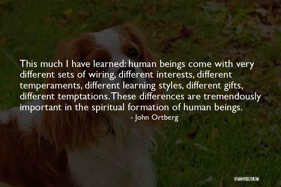 Spiritual Formation Quotes By John Ortberg