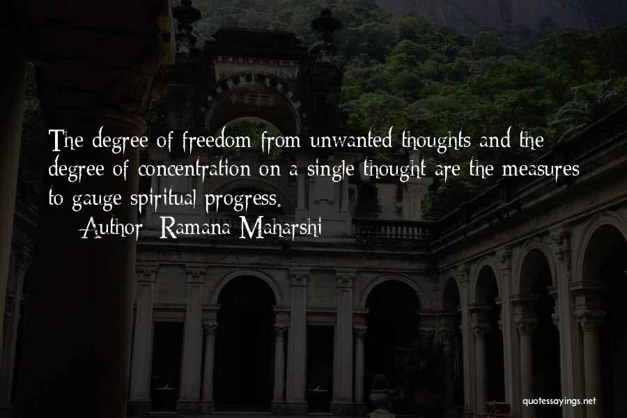 Spiritual Freedom Quotes By Ramana Maharshi