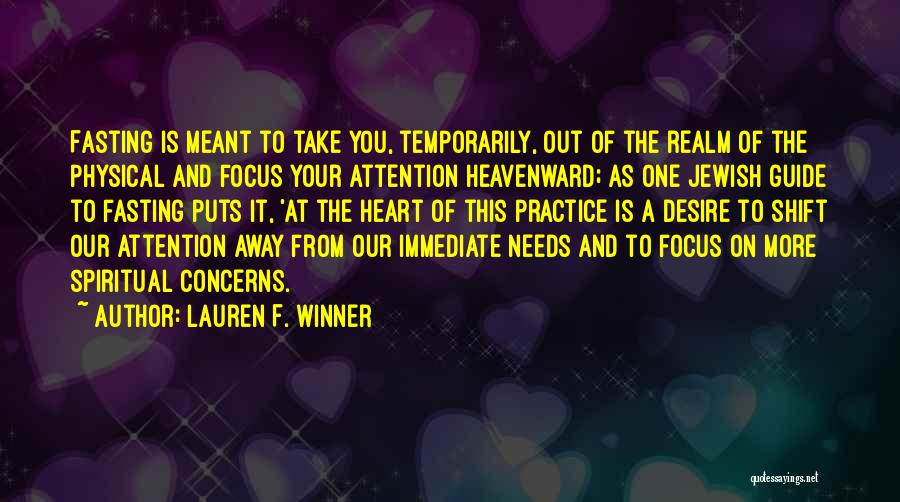 Spiritual Guide Quotes By Lauren F. Winner