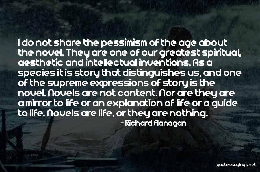 Spiritual Guide Quotes By Richard Flanagan