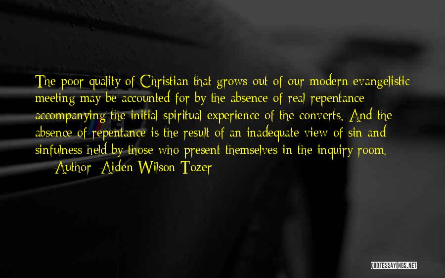 Spiritual Inadequate Quotes By Aiden Wilson Tozer
